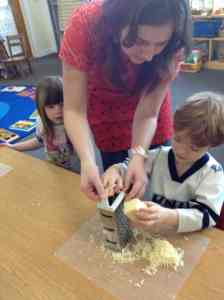 Grating cheese Meredith Ty