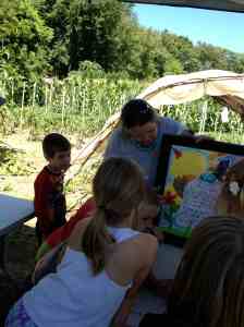 Garden art and poetry example