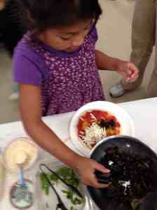 kale chips and roasted cherries: topping choices