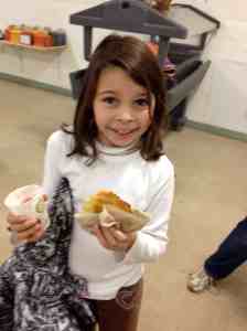 apple sauce and latkes