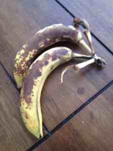 those overripe bananas