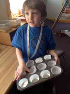 counting on muffin tins