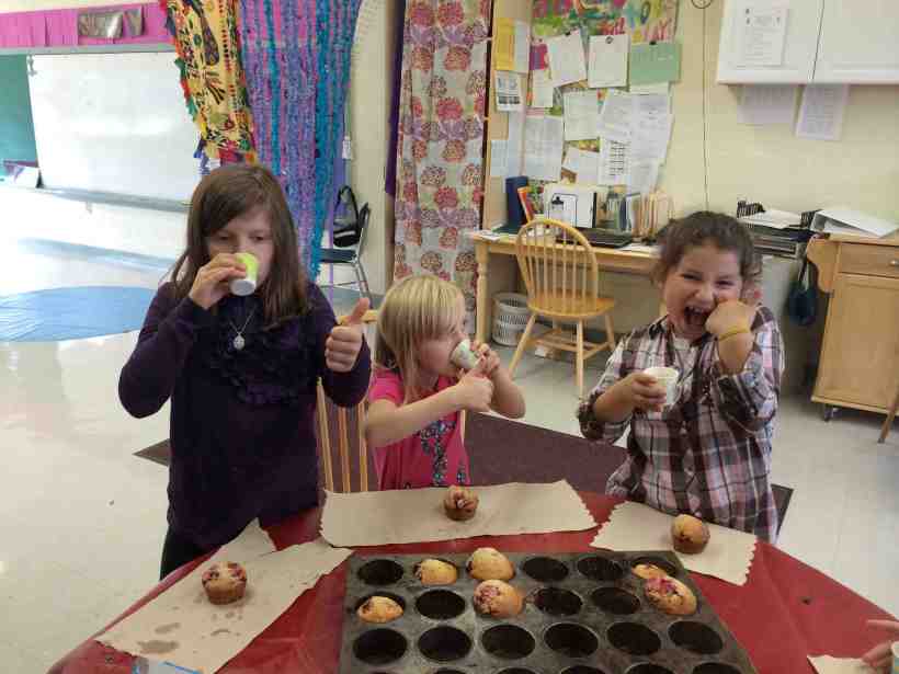 muffins and kale smoothies