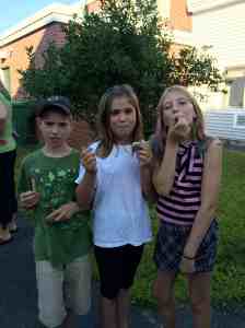 taste testing garden pickles