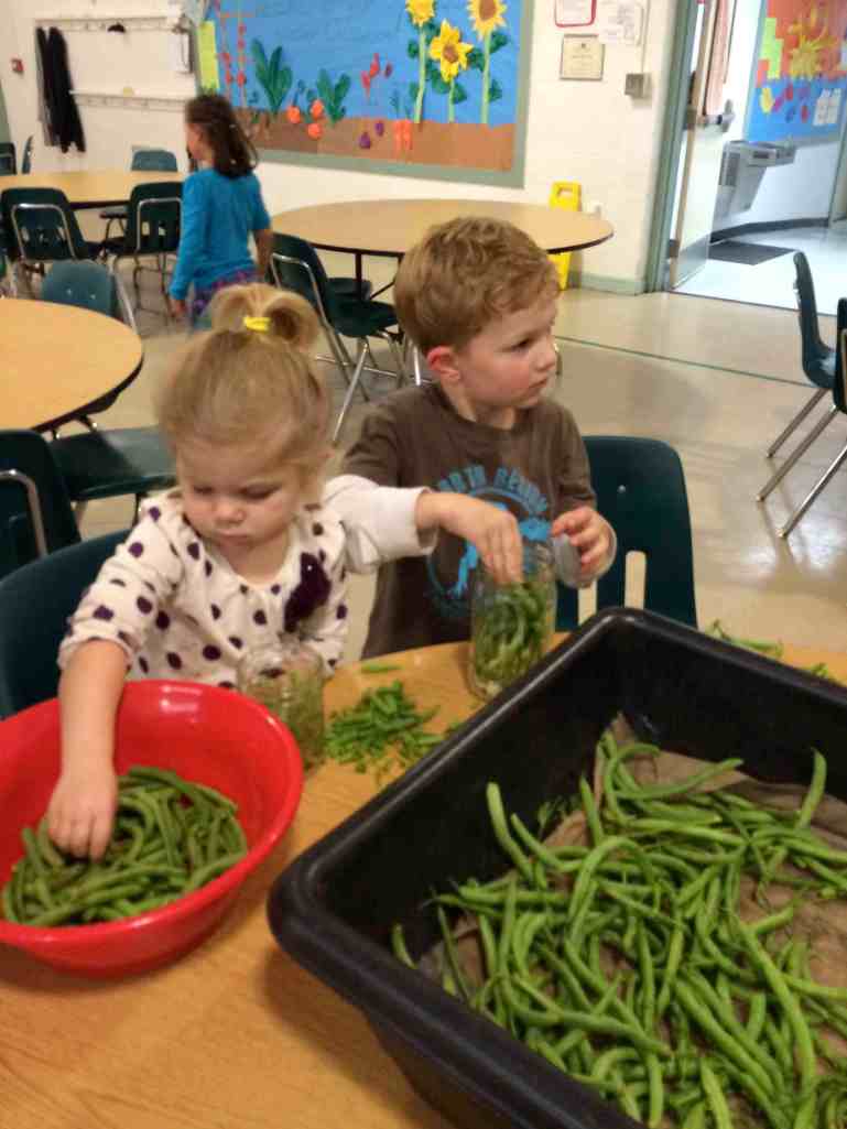 siblings at our pickling workshop