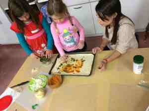 last year's pesto and tomatos