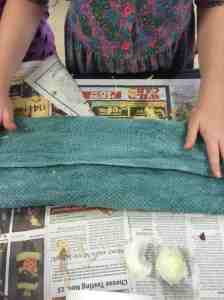 drying grated potato