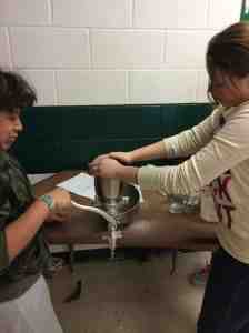 keeping the meal in the bowl