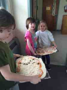 pizza ready for the oven