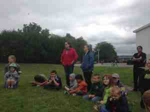 Atasi and Paula, Mollie, Emily, Cole