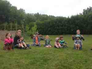 popsicles after planting!