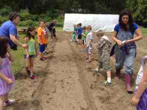 inch by inch, row by row...