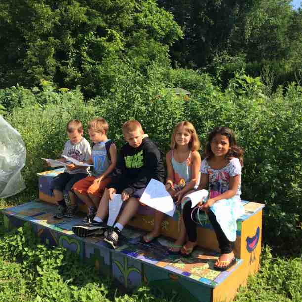 using maps in the garden