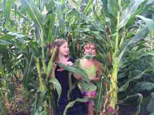 playing in the popcorn