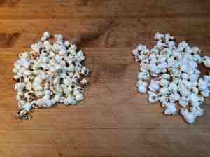 popcorn this year and last