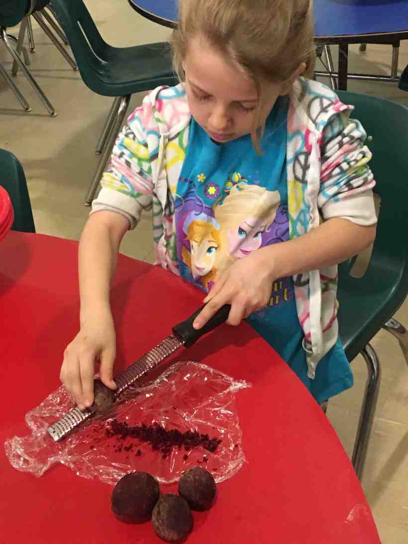 GRATING BEETS FOR CAKE