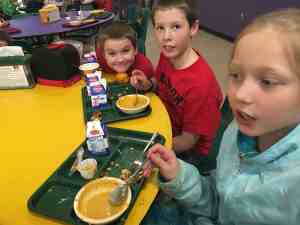 eating carrot ginger sop